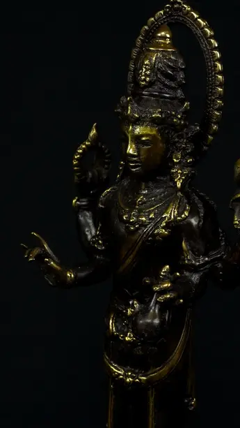 Statue sacrée bénie – Gardien de la sagesse, vue complémentaire n°2