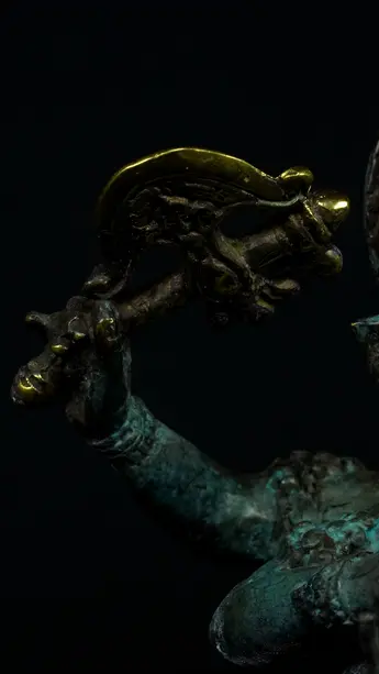 Détail de l’arc tenu par Ganesh n°1