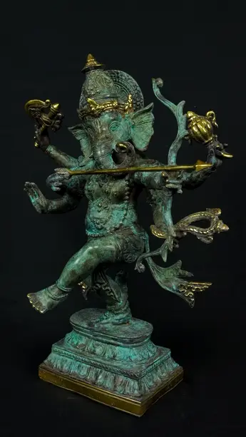 Statue sacrée bénie – Ganesh n°2 – 39 cm, vue complémentaire n°5