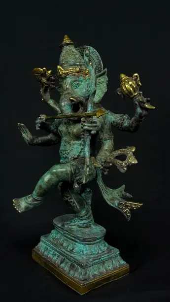 Statue sacrée bénie – Ganesh n°2 – 39 cm, vue complémentaire n°6