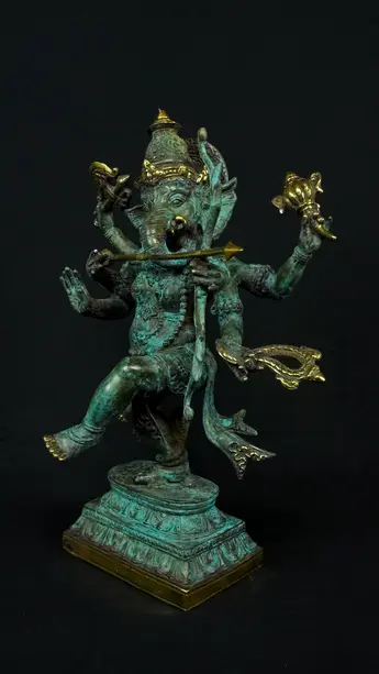Statue sacrée bénie – Ganesh n°3 – 39 cm, vue complémentaire n°5