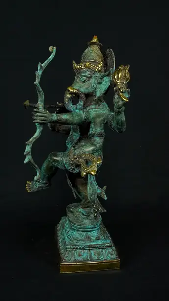 Statue sacrée bénie – Ganesh n°3 – 39 cm, vue complémentaire n°6