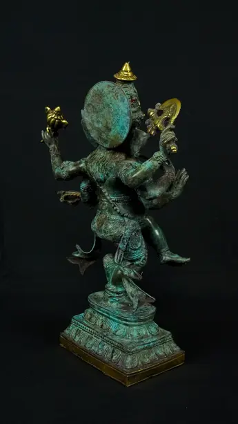 Statue sacrée bénie – Ganesh n°3 – 39 cm, vue complémentaire n°9