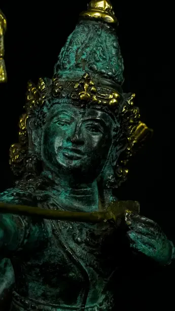 Détail du visage d’Indra n°2