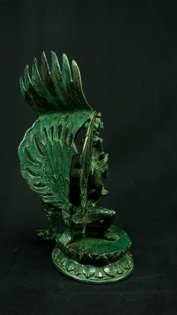 Statue sacrée bénie – Vishnu sur Garuda n°2, vue complémentaire n°4