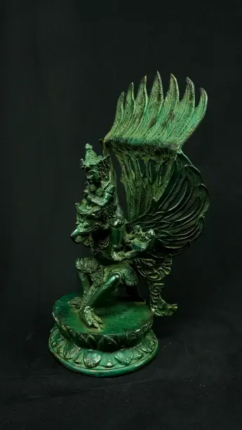 Statue sacrée bénie – Vishnu sur Garuda n°2, vue complémentaire n°7