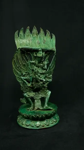 Statue sacrée bénie – Vishnu sur Garuda n°2, vue complémentaire n°9