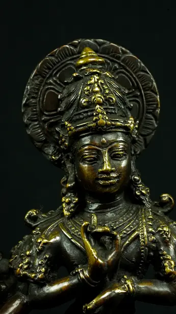 Détail du visage de Shiva Nataraja n°2
