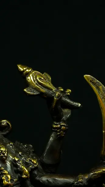 Statue sacrée bénie – Shiva Nataraja n°2 – 34 cm, vue complémentaire n°9