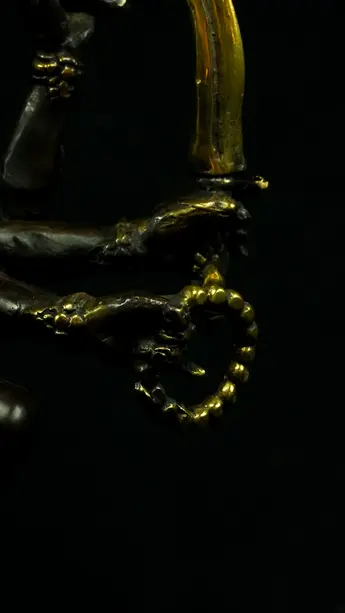 Détail du pied de Shiva Nataraja n°2