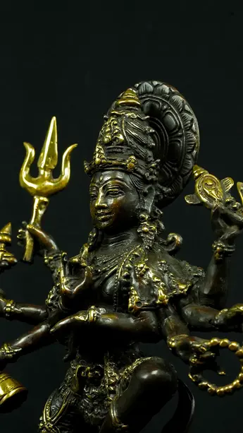 Statue sacrée bénie – Shiva Nataraja n°2 – 34 cm, vue complémentaire n°3