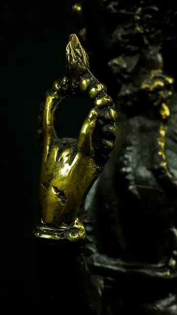 Statue sacrée bénie – Brahma indonésien n°2, détail sculpté n°7
