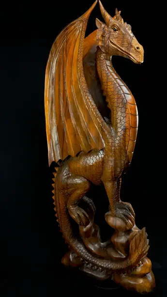 Dragon Masterpiece de 150 cm, profil gauche