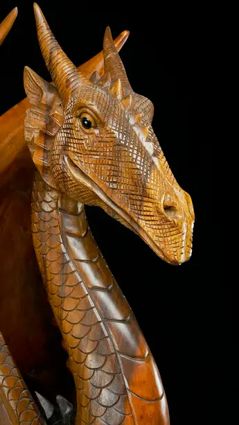 Statue sacrée bénie – Dragon, vue complémentaire n°9