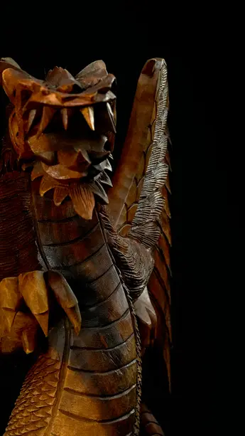 Statue sacrée bénie – Dragon 60 cm n°3, vue complémentaire n°4