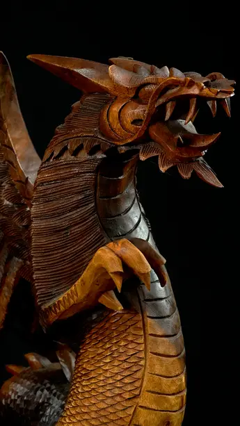 Statue sacrée bénie – Dragon 60 cm n°3, vue complémentaire n°8
