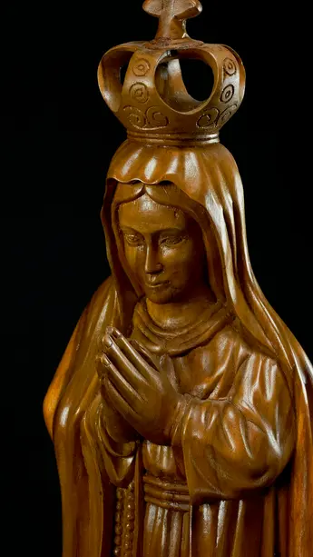 Statue sacrée bénie – Vierge Couronnée n°2, vue complémentaire n°7