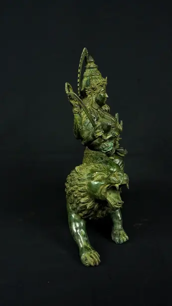 Statue sacrée bénie – Durga aux 8 bras n°2, vue complémentaire n°6