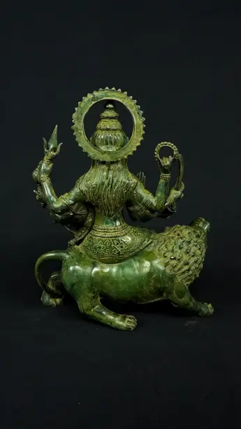 Statue sacrée bénie – Durga aux 8 bras n°2, vue complémentaire n°9