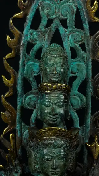 Statue bénie d’Avalokiteshvara aux 1 000 bras, exemplaire n°1, détail complémentaire n°6