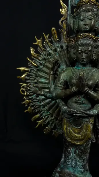 Détail latéral des bras d’Avalokiteshvara n°3