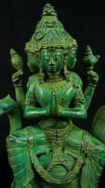 Statue sacrée bénie – Brahma n°1, détail sculpté n°2