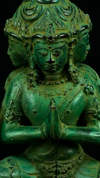 Détail des visages de Brahma n°1