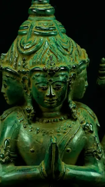 Détail des visages de Brahma n°2