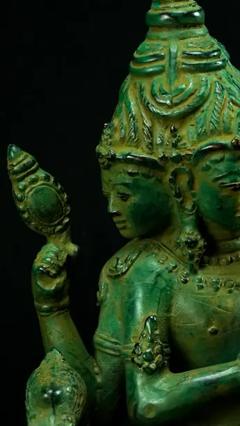 Statue sacrée bénie – Brahma n°2, détail sculpté n°4