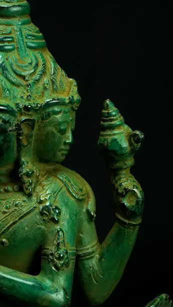 Statue sacrée bénie – Brahma n°2, détail sculpté n°5