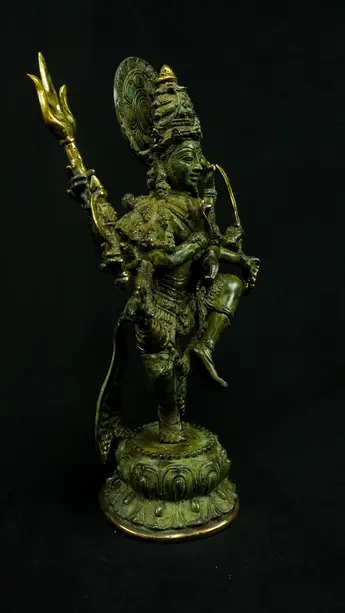 Statue sacrée bénie – Shiva Nataraja n°1 – 66 cm, vue complémentaire n°7