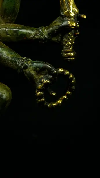 Détail du pied de Shiva Nataraja n°1
