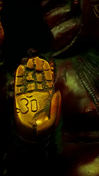 Détail de la main bénissante de Ganesh n°2
