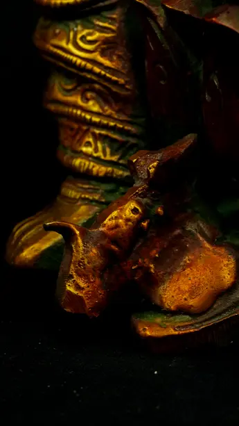 Détail du pied de Ganesh n°2