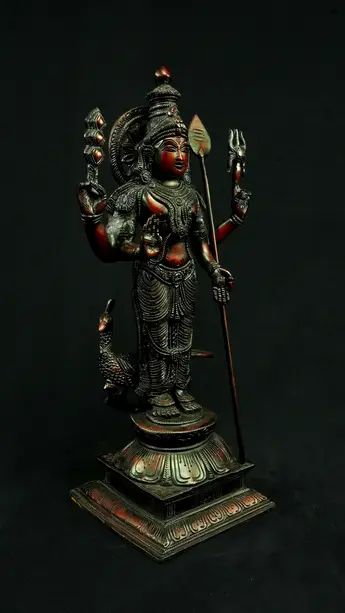 Statue sacrée bénie – Murugan n°1 – 46 cm, vue complémentaire n°6