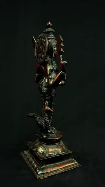 Statue sacrée bénie – Murugan n°1 – 46 cm, vue complémentaire n°8