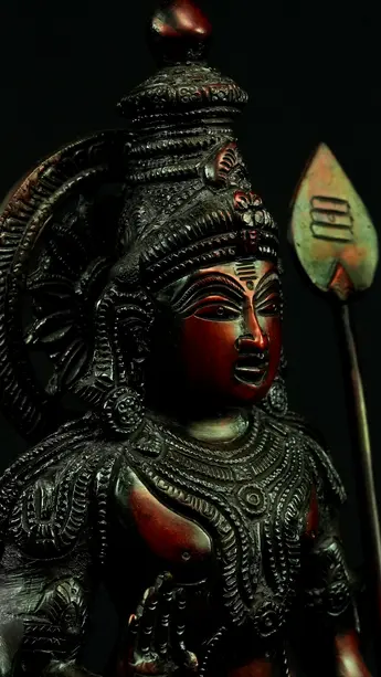 Détail du visage de Murugan n°1