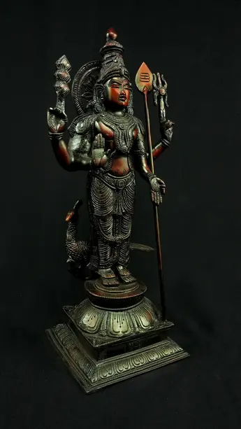 Statue sacrée bénie – Murugan n°2 – 46 cm, vue complémentaire n°3