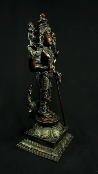 Statue sacrée bénie – Murugan n°2 – 46 cm, vue complémentaire n°4