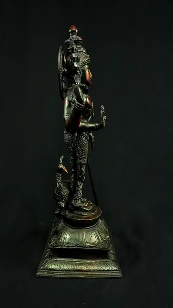 Statue sacrée bénie – Murugan n°2 – 46 cm, vue complémentaire n°5
