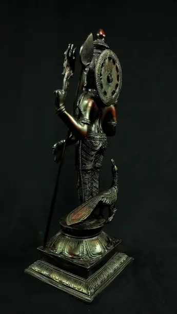 Statue sacrée bénie – Murugan n°2 – 46 cm, vue complémentaire n°8
