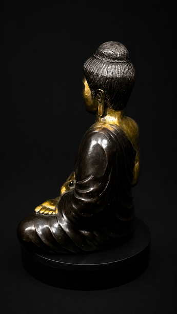 Statue sacrée bénie – Bouddha de la Conception, vue complémentaire n°4