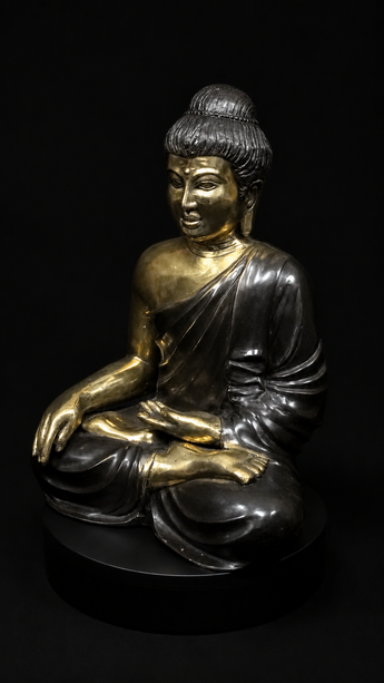 Statue sacrée bénie – Bouddha de la Conception, vue complémentaire n°3