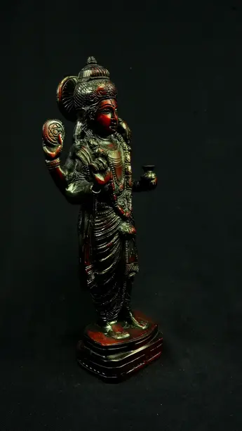 Statue sacrée bénie – Dhanvantari n°1, vue complémentaire n°3