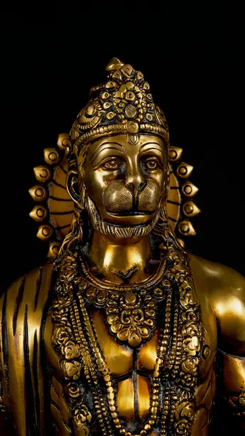 Statue sacrée bénie – Hanuman n°2, vue complémentaire n°5