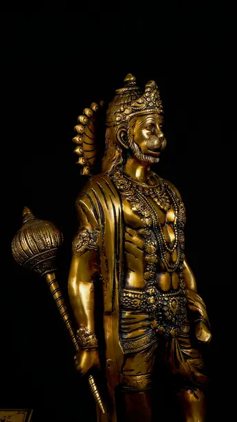Statue sacrée bénie – Hanuman n°2, vue complémentaire n°6