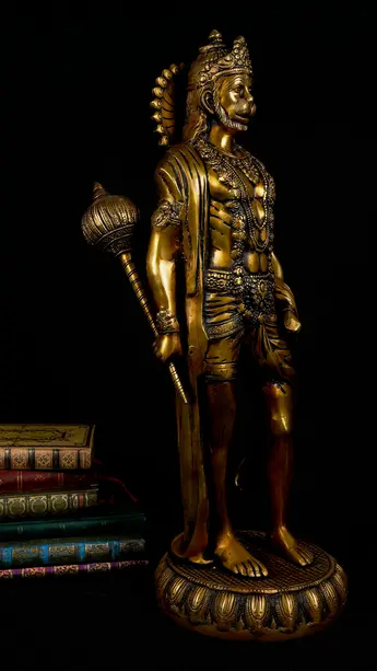 Statue sacrée bénie – Hanuman n°2, vue complémentaire n°7