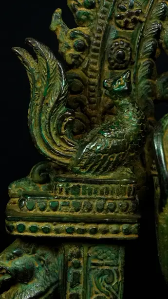Détail de la main et du lotus de Guanyin n°2