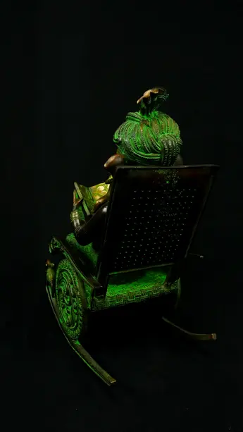 Statue bénie de Ganesh provenant de Delhi, en Inde, détail complémentaire n°8