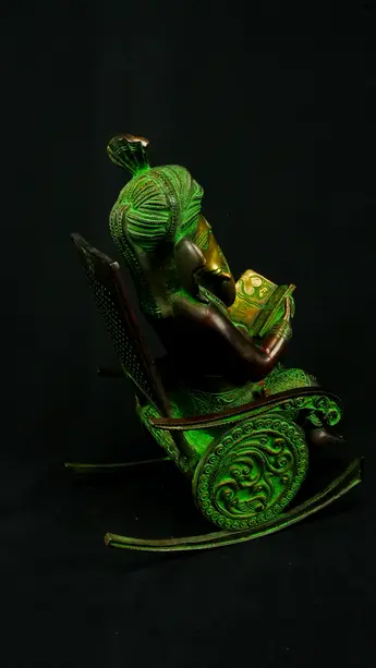 Statue bénie de Ganesh provenant de Delhi, en Inde, détail complémentaire n°11